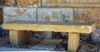 New Mexico Travertine :: Stone Bench